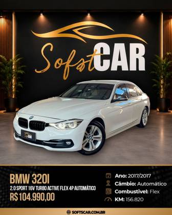 BMW 320i 2.0 SPORT 16V TURBO ACTIVE FLEX 4P AUTOMÁTICO BMW 320i 2.0 SPORT 16V TURBO ACTIVE FLEX 4P AUTOMÁTICO
